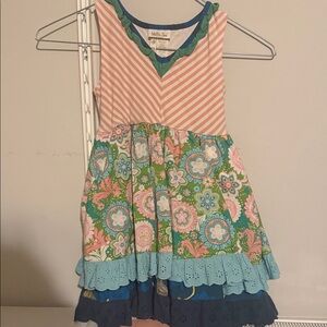 Matilda Jane Striped and Floral Kids Dress